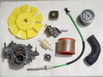 Moottorin ulkoiset osat / parts attached to engine